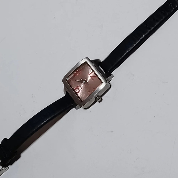 Fossil Square Face Womens Watch Analog Quarts Ticking With New Battery L8 - Picture 1 of 6